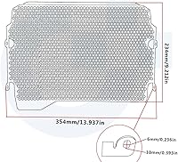 Vista 4 de Radiator Grille Guard Cover, MT07 Motorcycle Accessories Radiator Guard Protector Grille Cover for Y&AMAHA MT-07 MT 07 2014-2023 2022 2021 2020 2019