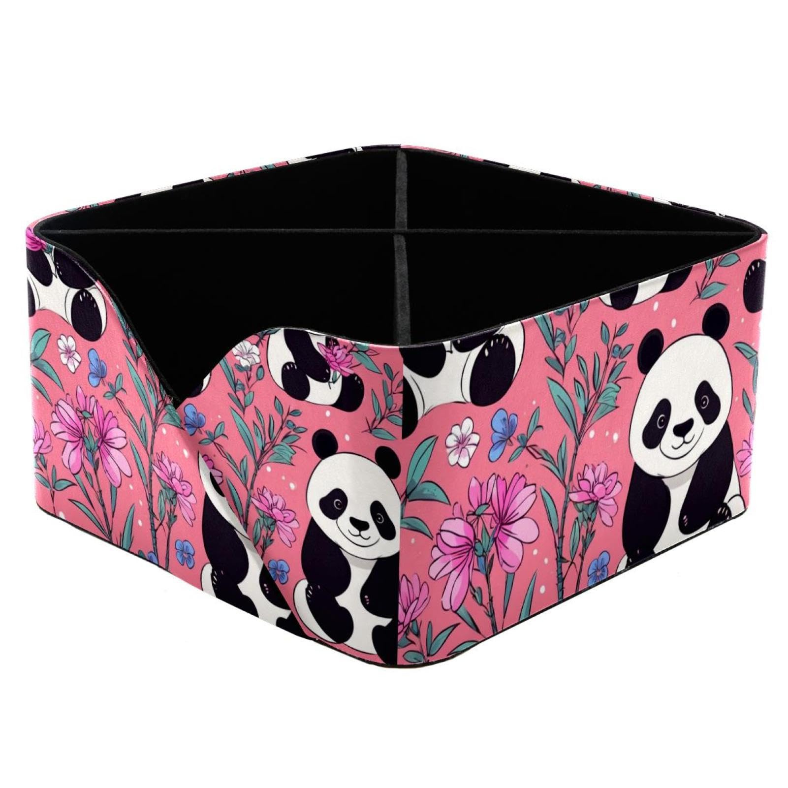 Porte-stylos rectangulaire panda rose, le cadeau mignon idéal pour la rentrée scolaire