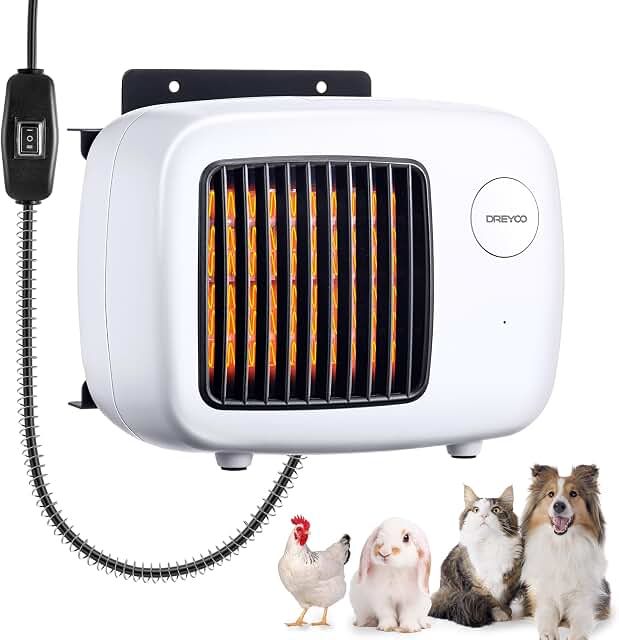 Dreyoo 600/300W Dog House Heater