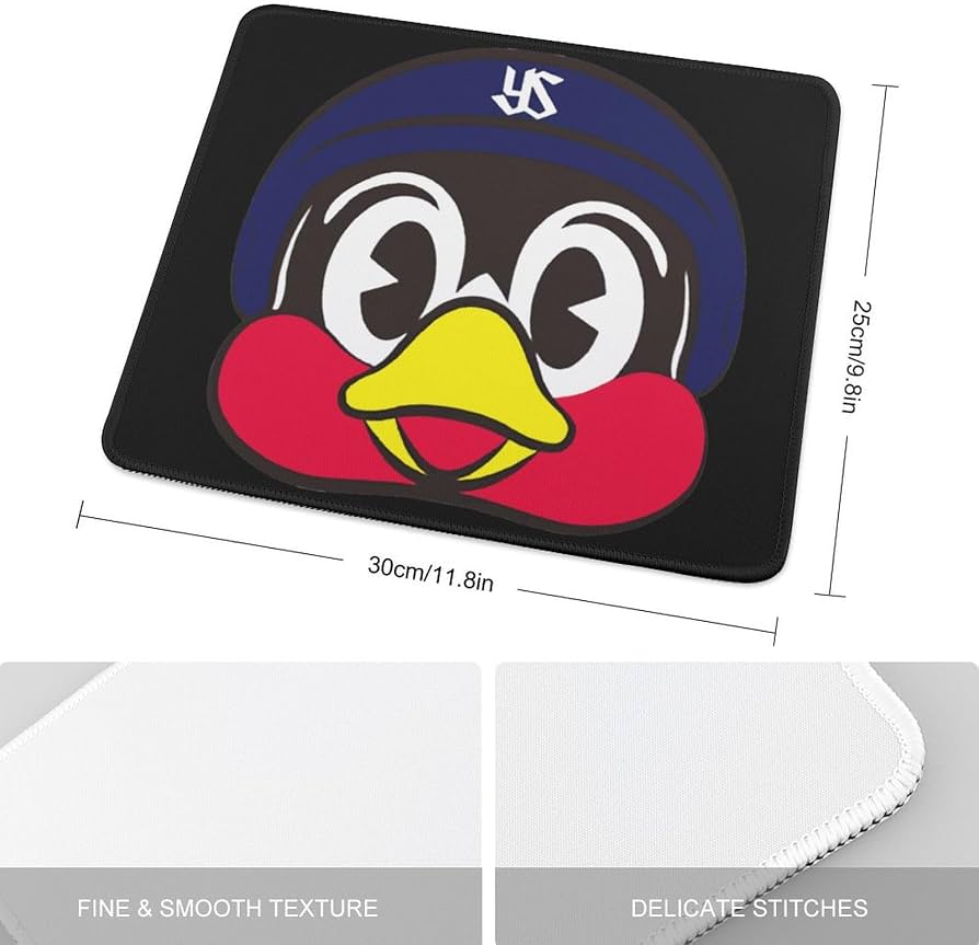 Amazon.co.jp: マウスパッド 東京ヤクルトスワローズ つば九郎 グッズ