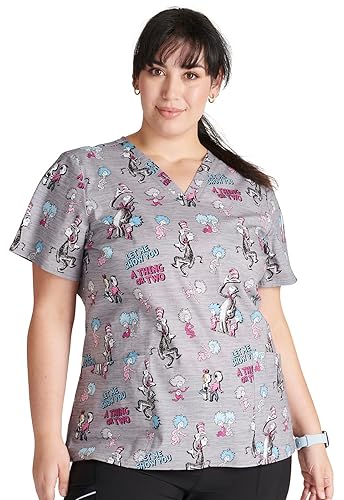 Tooniforms Nurse Gifts Women Scrubs Top V-Neck TF738