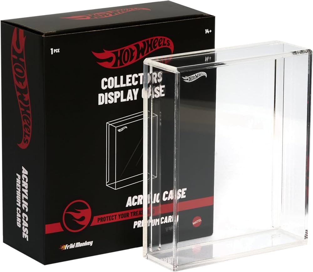 Hot Wheels 1:64 Scale Plexiglass Display Case for Hot Wheels