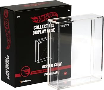 Hot Wheels 1:64 Scale Plexiglass Display Case for Hot Wheels