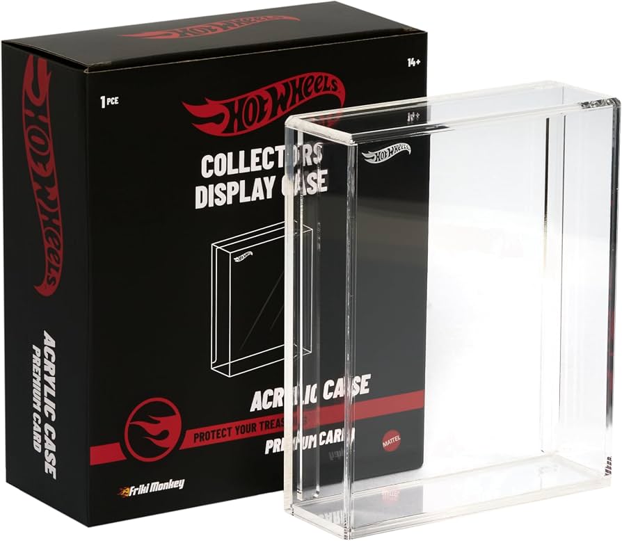 Hot Wheels 1:64 Scale Plexiglass Display Case for Hot Wheels