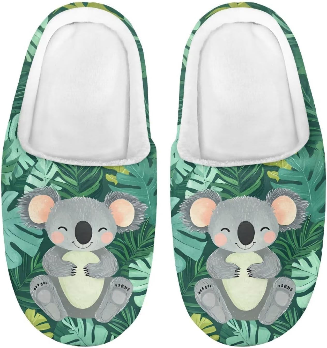 Slippers for Kids Anti-slip Plush Slippers Warm House Shoes Winter Bedroom Slippers