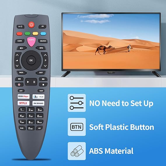 Replacement Remote Control fit for FREESAT 4K ARRIS TV Set top Box