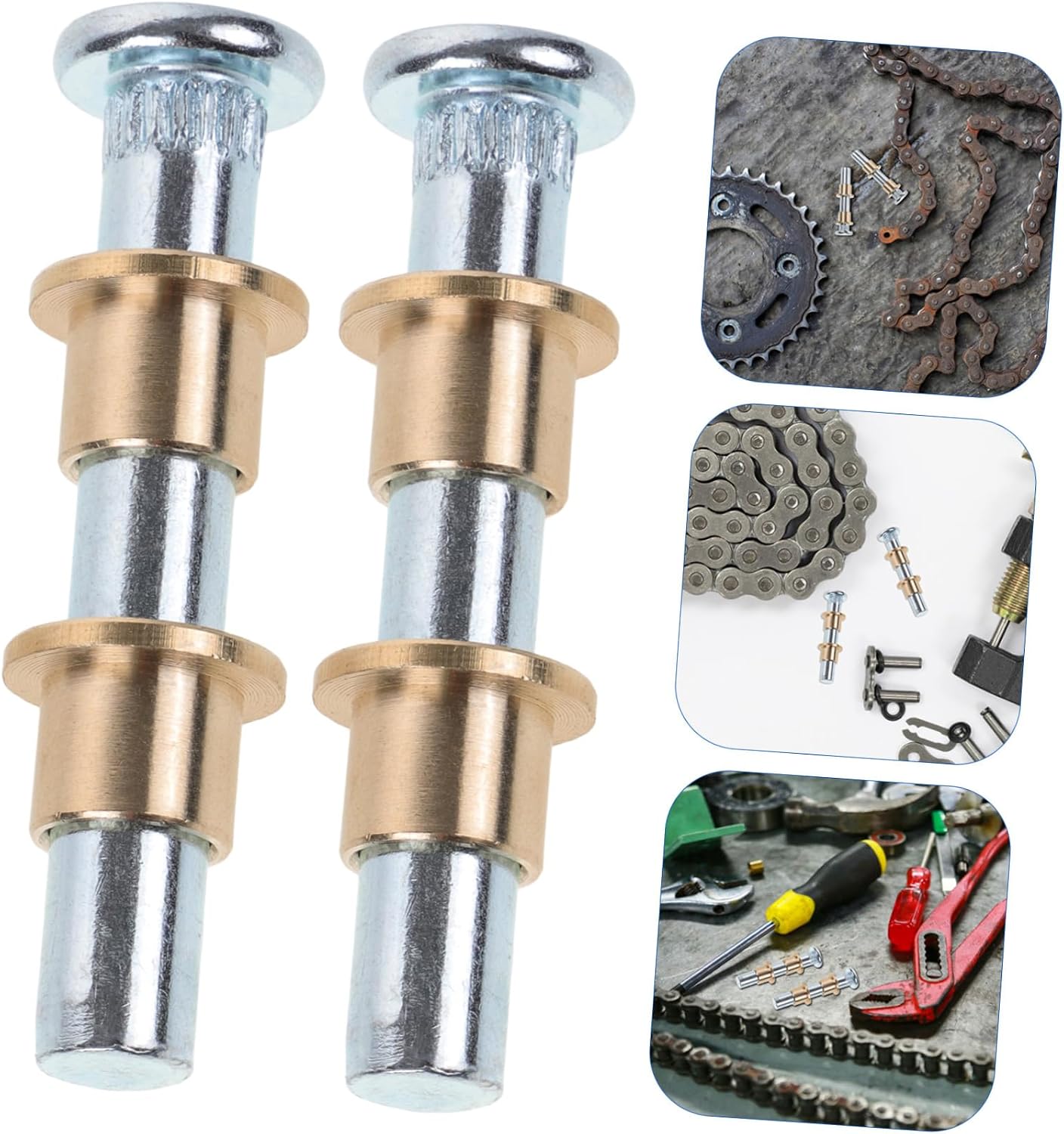 GLEAVI Door Hinge Bushing Set Metal Insert for Car Door Hinge Repair Full Kit Tool