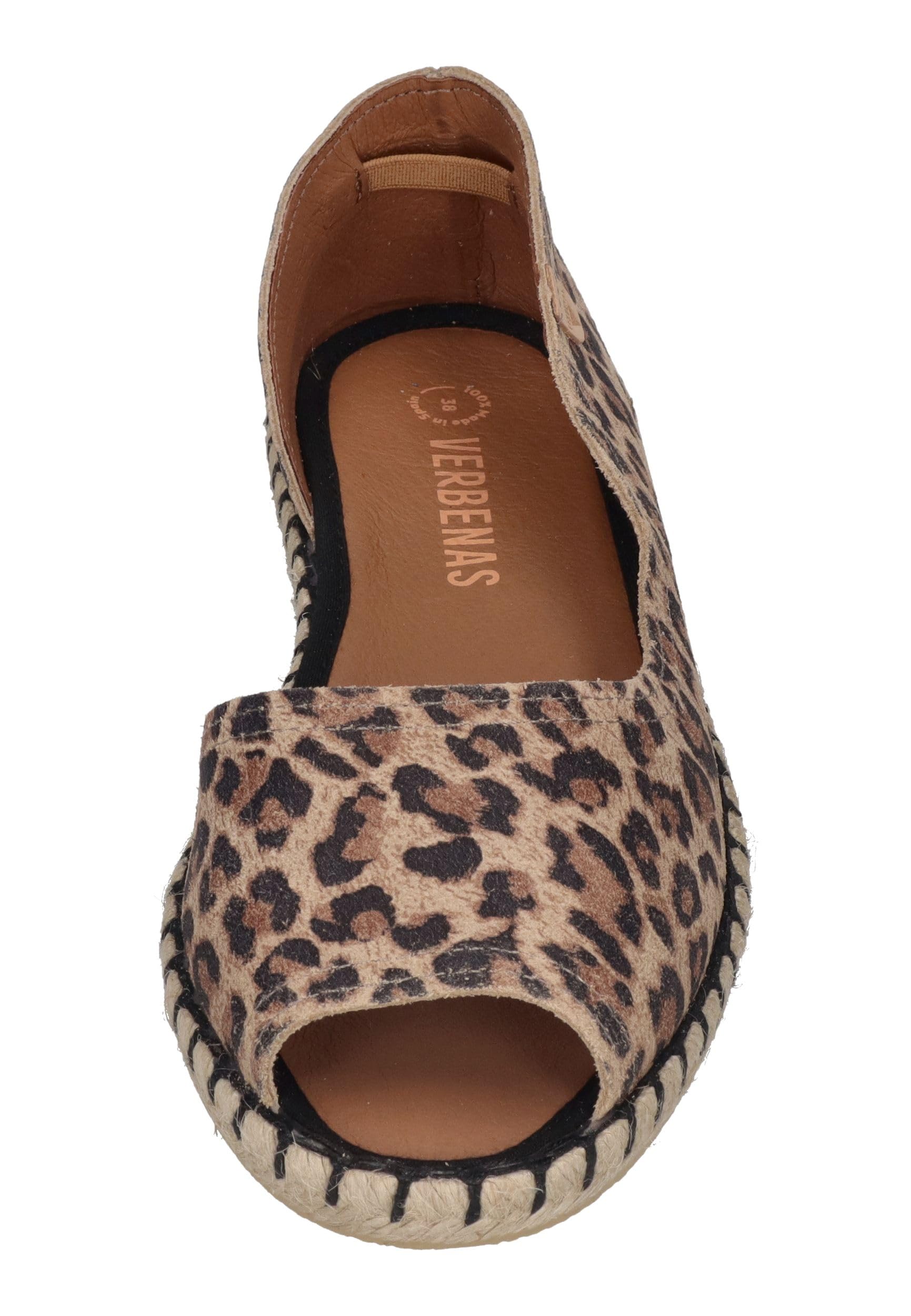 VERBENAS Damen Espadrilles Cruz Leo Camel