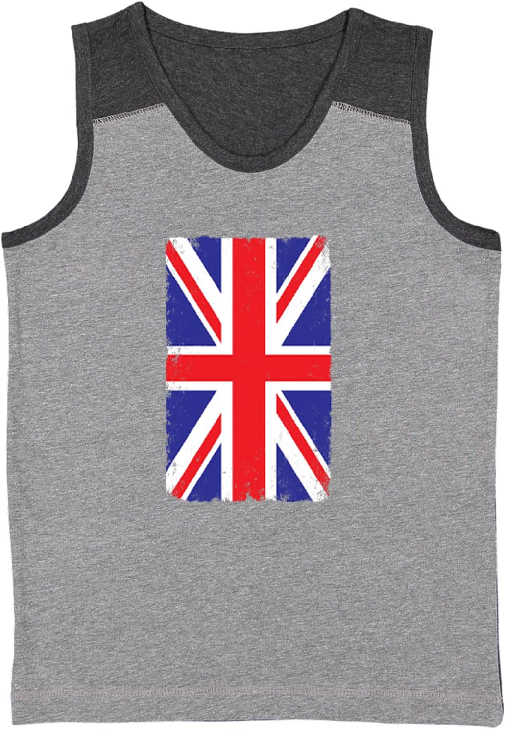 Great Britain Flag - United Kingdom Youth Contrast Back Tank Top