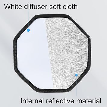 Flash Diffuser Light, TzezFoz Portable Camera Flash Softbox 8inch Mini Soft Flash Light Diffuser for Speedlight Macro Jewelry Insect Photography Accessories