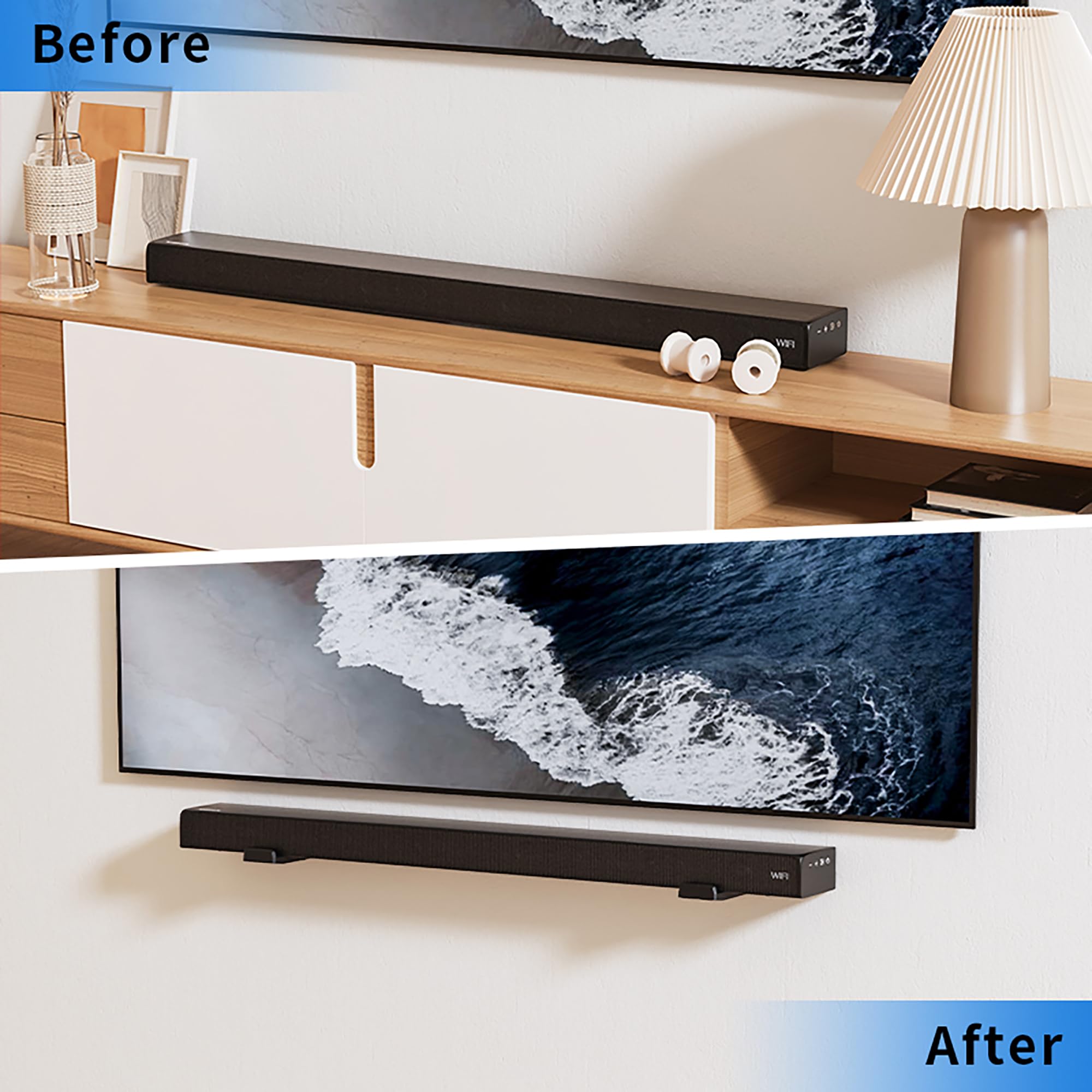 ETHU Uchwyt ścienny soundbar (czarny)