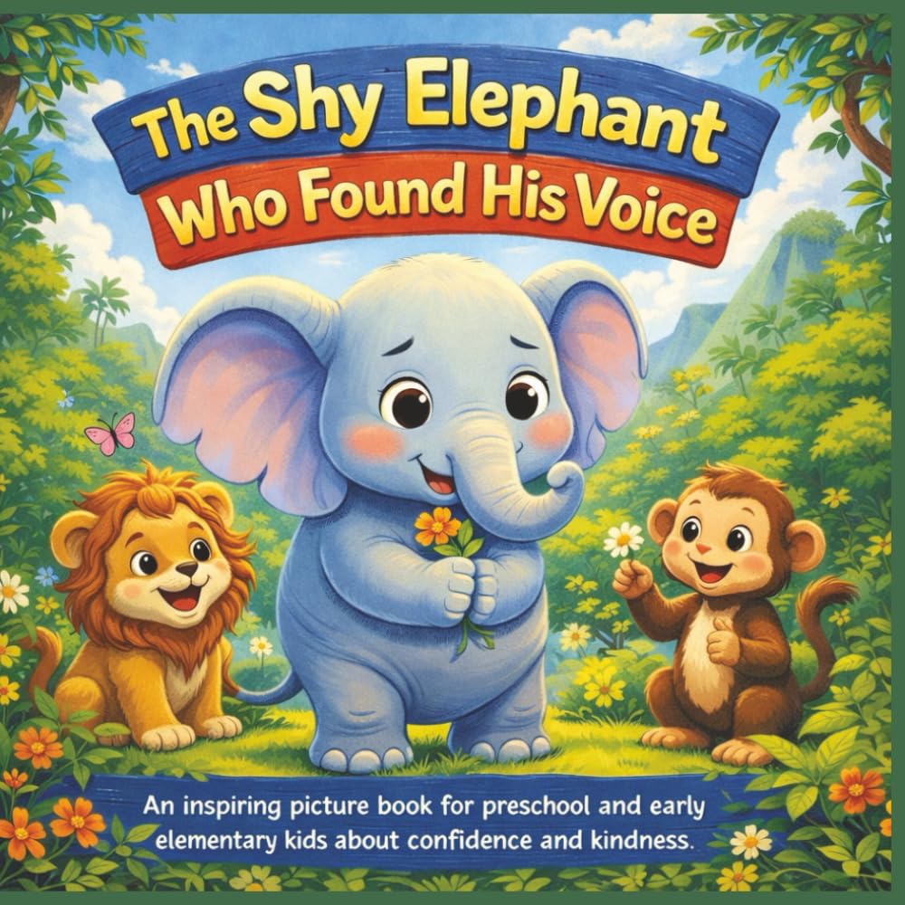 The Shy Elephant Who Found His Voice: An inspiring picture book for preschool and early elementary kids about confidence and kindness