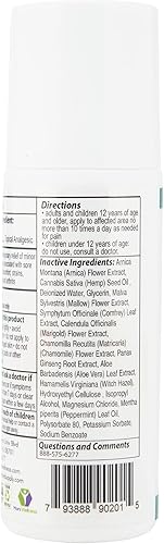 Miniatura 8 de MARS WELLNESS MG+ - Rollo de enfriamiento para aliviar el dolor (3 onzas), rollo de árnica de acción rápida en mentol, magnesio y árnica al 5 %,