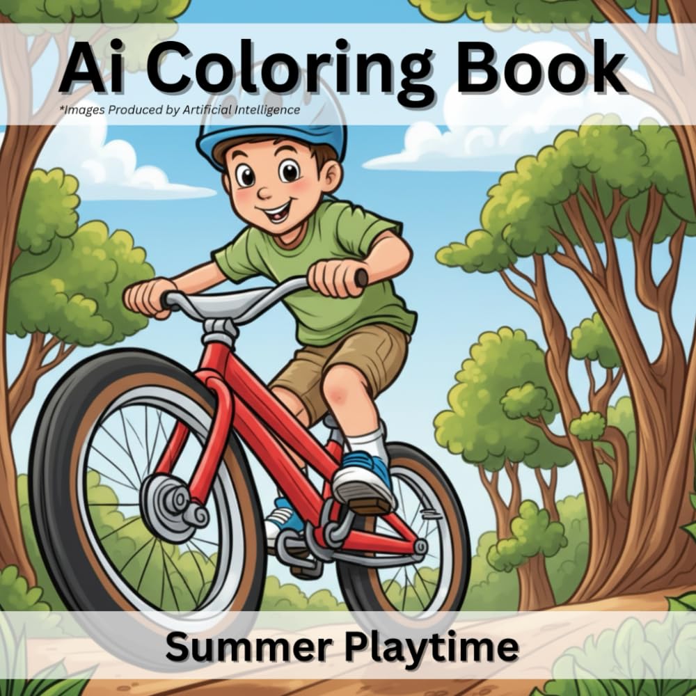 Ai Coloring Book: Summer Playtime