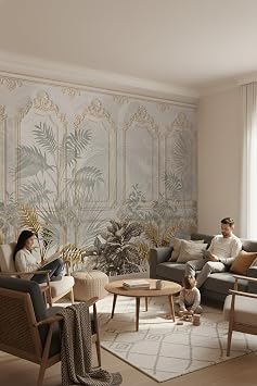 Duvar Ka d  Vintage Alt n Varakl  Do a Desenli Duvar Paneli -  k ve Klasik Dekorasyon, 240 x 240