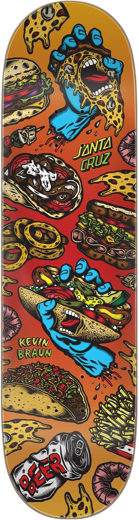 SANTA CRUZBraun Snacks Everslick 8.25in x 31.8in Skateboard Decks