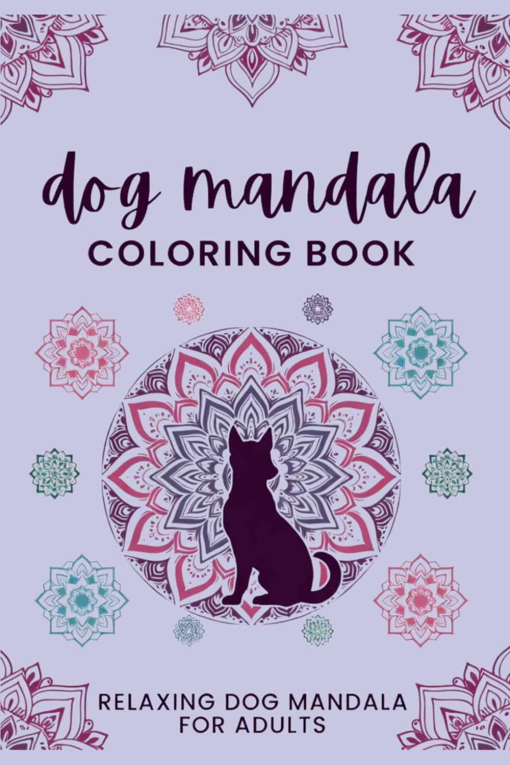 Dog mandala: Coloring book