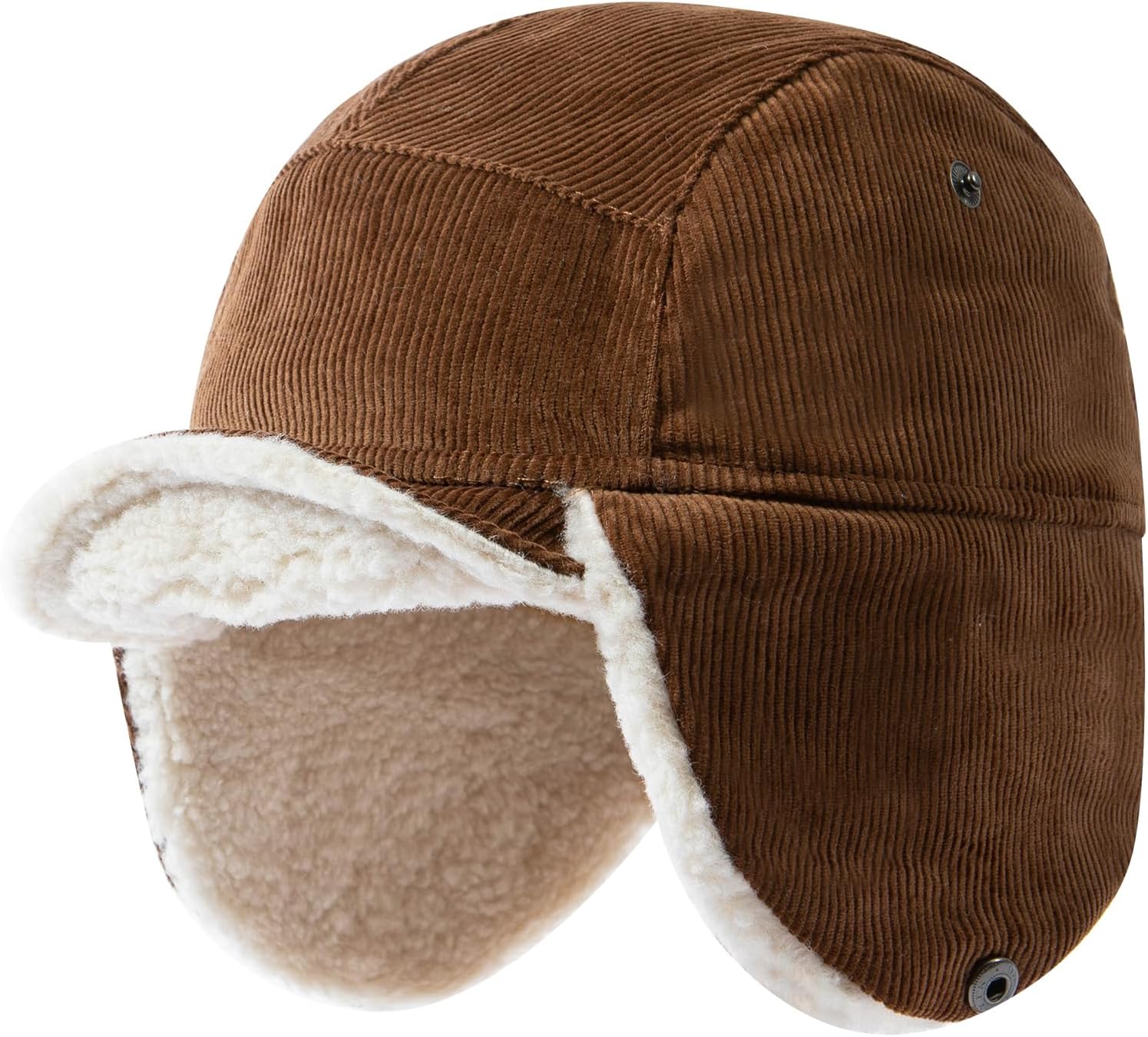 Cold Weather Winter Hat Corduroy Fleece Beanie Earflaps Warm Short Brim Baseball Cap Trapper Hat Russian Ushanka Hat Cold Weather Winter Hat Corduroy Fleece Beanie Earflaps Warm Short Brim Baseball Cap Trapper Hat Russian Ushanka Hat