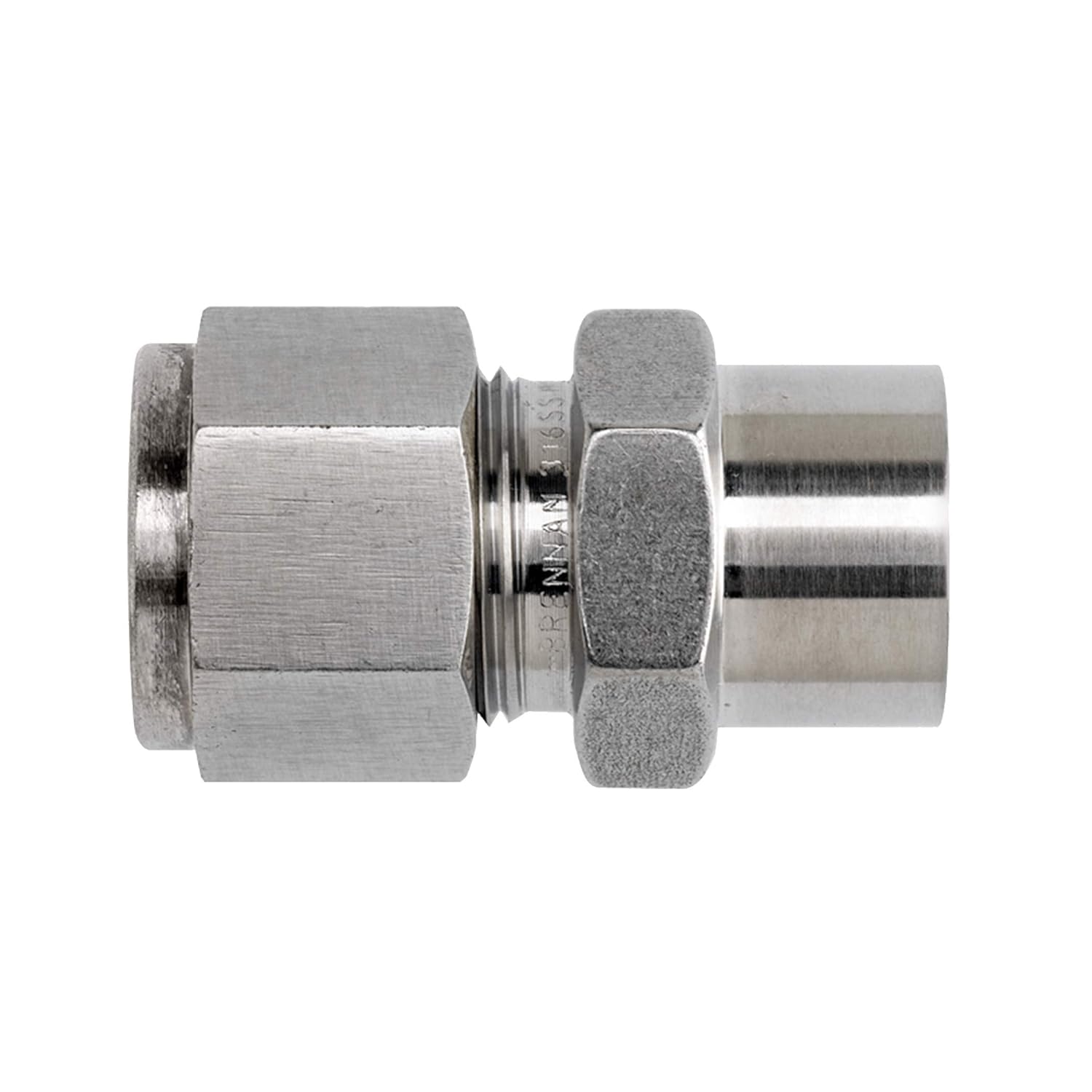 Brennan Industries N24281008SS Stainless Steel Straight Double