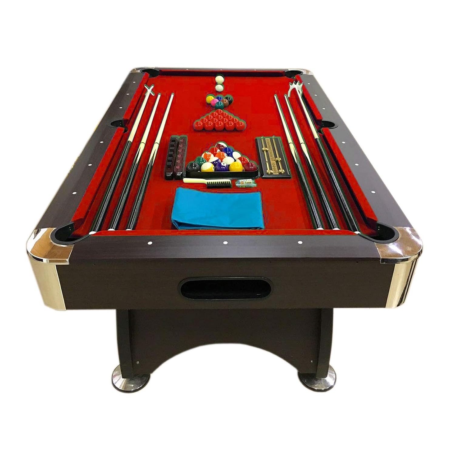Buy Simba Pool Table Billiard Red Cloth Indoor Sports Billiards Table Game (7 ft, RED Devil Buy Simba Pool Table Billiard Red Cloth Indoor Sports Billiards Table Game (7 ft, RED Devil