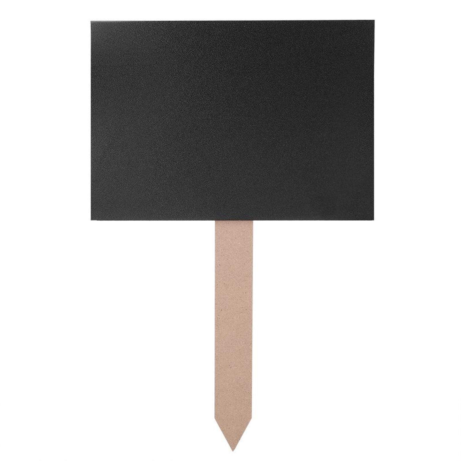 Tableau de prix fleur plante fruit en bois pour message et décoration de jardin