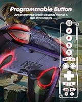 Vista 3 de Wireless Switch Pro Controller for Nintendo SwitchLiteOLED, Bluetooth Gaming Controller for iPhoneAndroidPhonePCSteamMaciOSiPadTV with