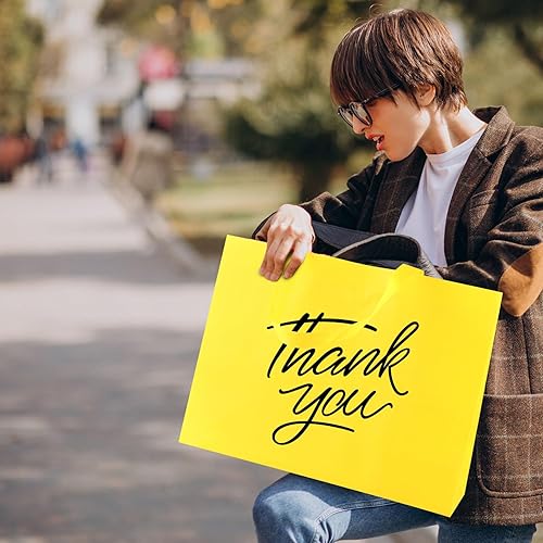 Miniatura 6 de SPERPAND 30 bolsas grandes de golosinas con pañuelos, bolsas de regalo reutilizables no tejidas de 15.7 pulgadas con asas, bolsa de regalo para