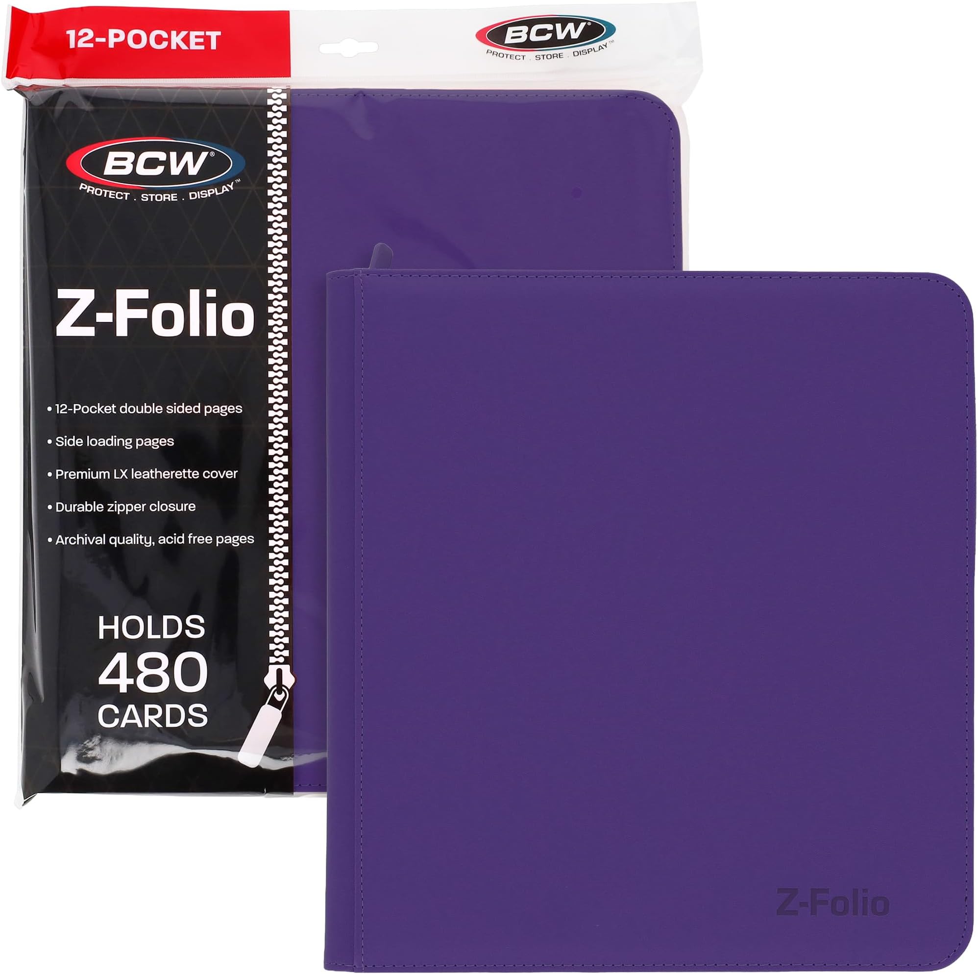 12 Pocket Z-Folio LX Game, Purple
