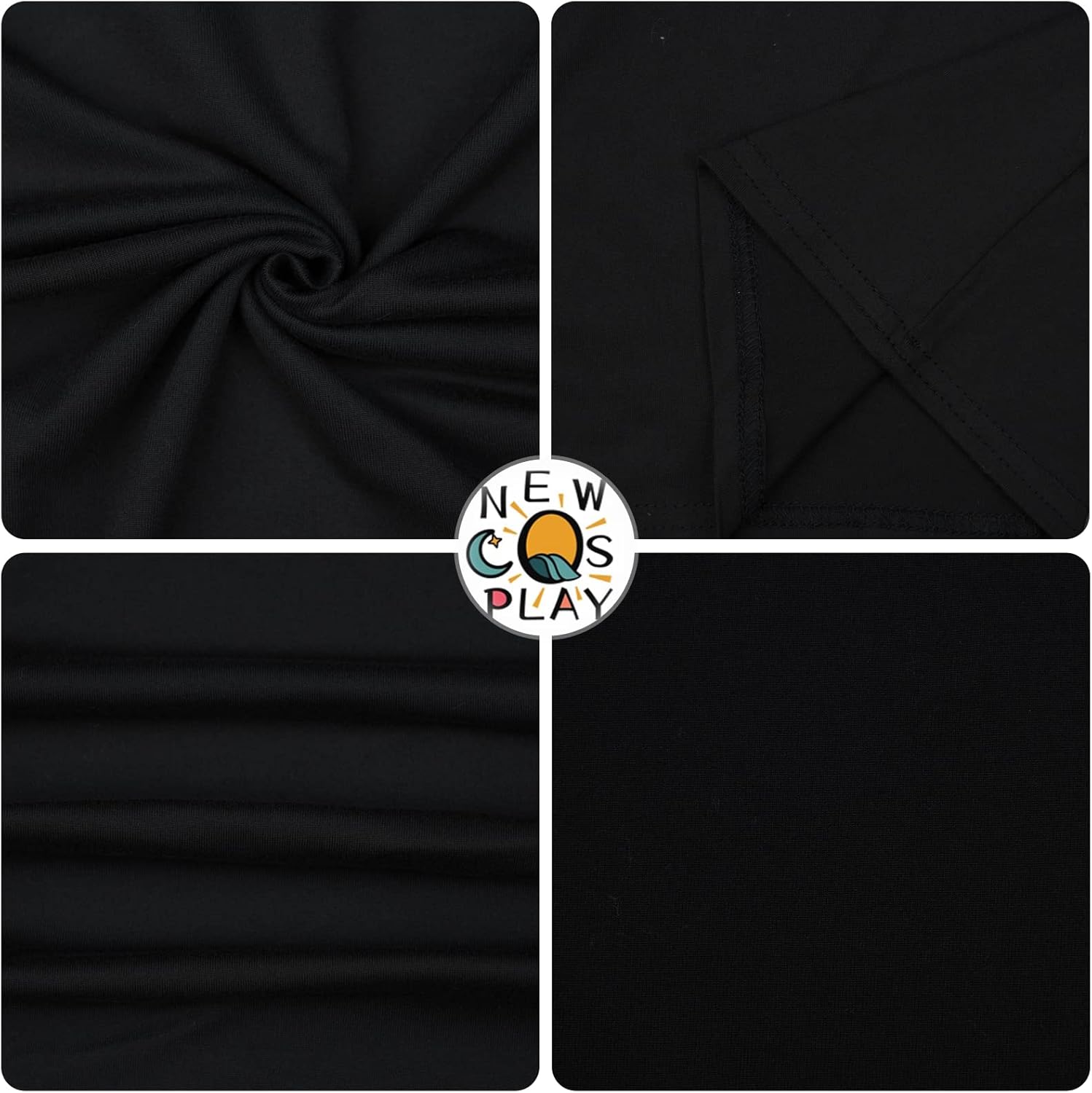 NEWCOSPLAY Women's Comfy Pajama Pants Casual Drawstring Palazzo Lounge Wide Leg Pants - Image 5