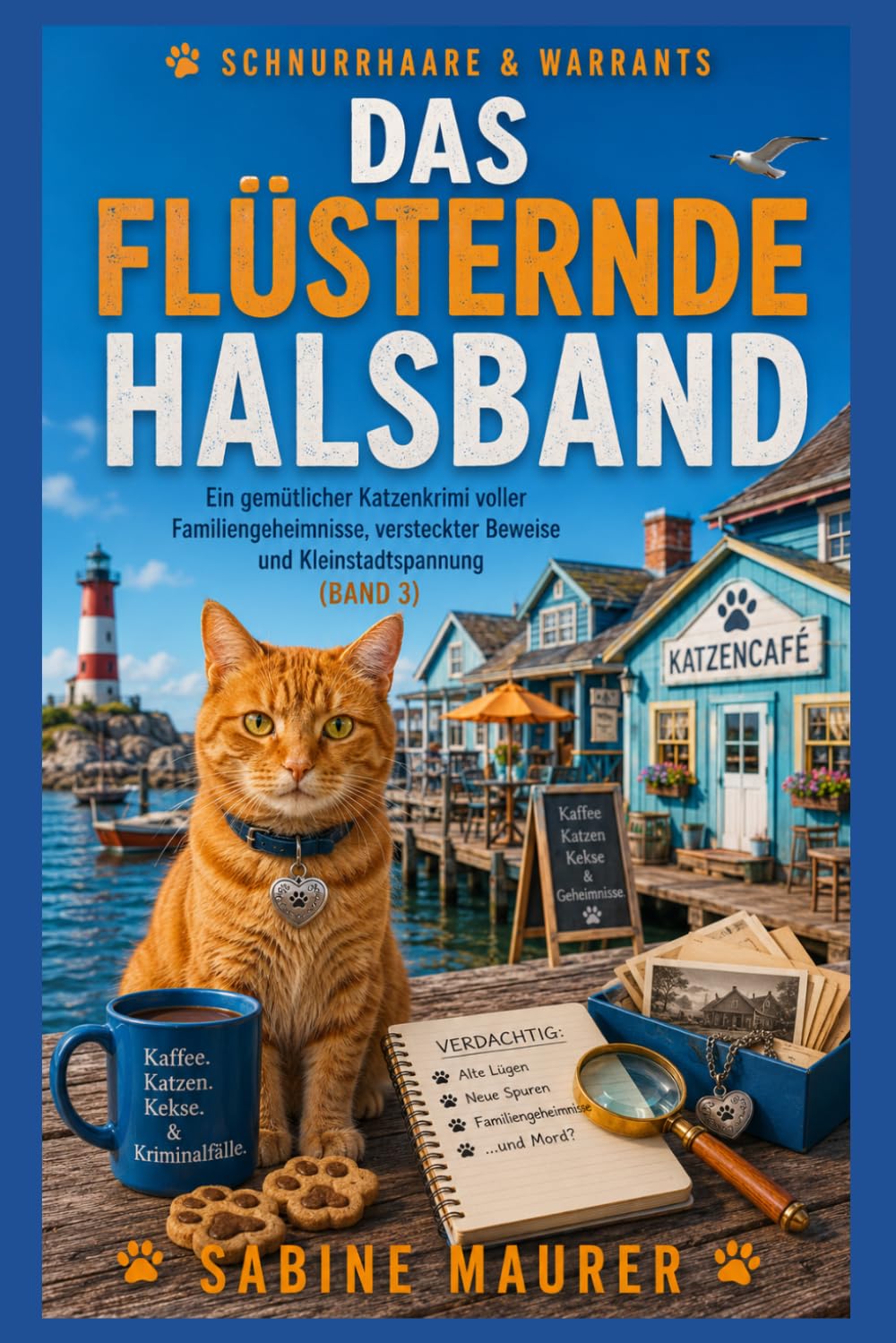 Das flüsternde Halsband: Ein gemütlicher Katzenkrimi voller Familiengeheimnisse, versteckter Beweise und Kleinstadtspannung (Band 3) (Schnurrhaare & Warrants)