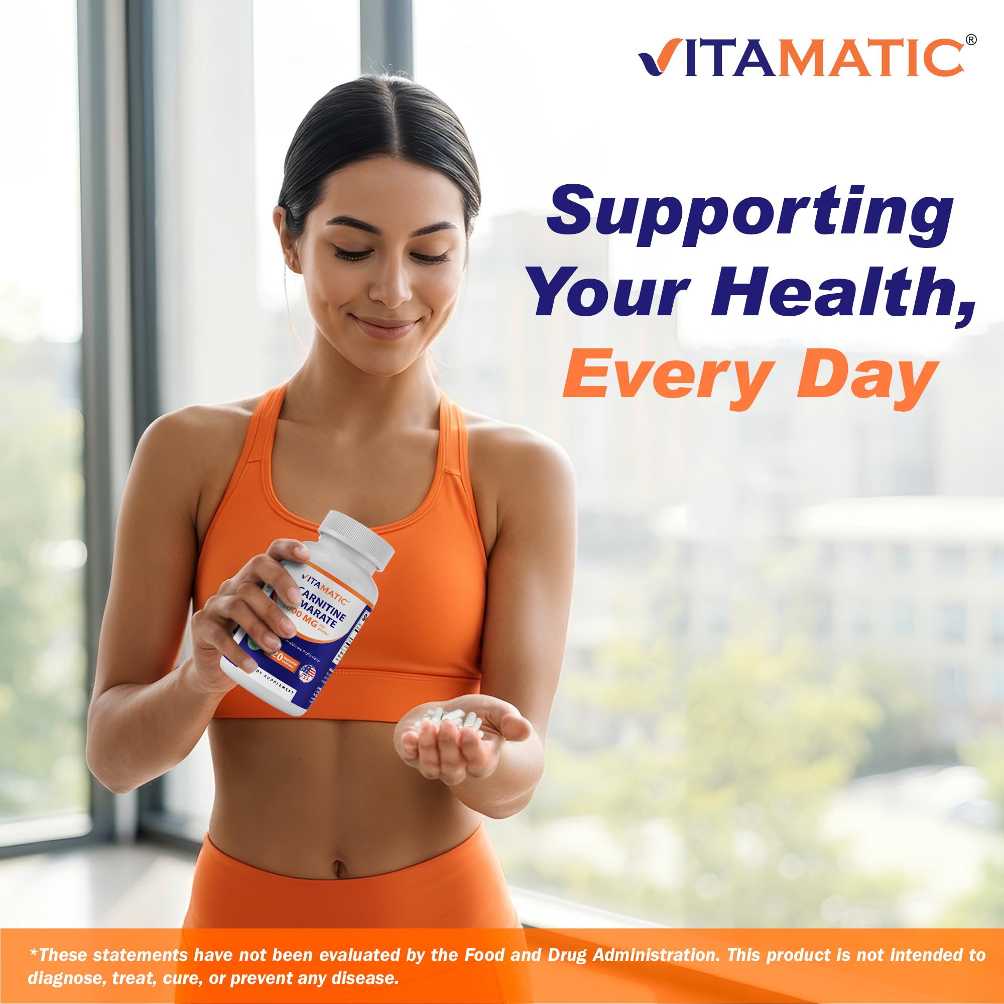 Amazon.com: Vitamatic L-Carnitine Fumarate 1000 mg