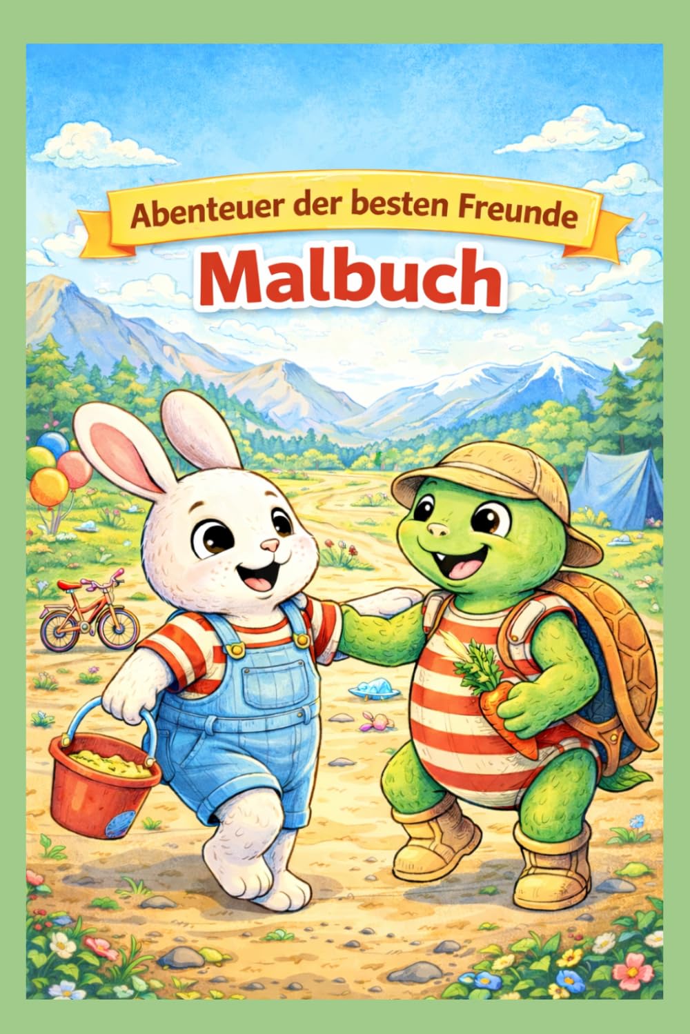 Abenteuer der besten Freunde: Malbuch