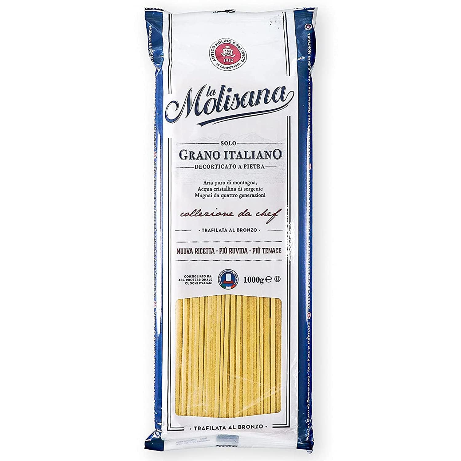 La Molisana Linguine N° 6 Chef's Special Durum Wheat Semolina Pasta, 35.27 oz ℮ 2.2 lbs ℮ 1000 g