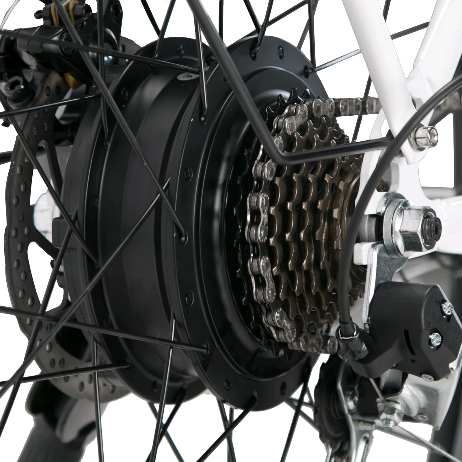 cysum 250W Vélo électrique Urbain Femme, 26" Ville Ebike 7 Vitesses, Banlieue City Electric Bicycle Classique, Pédalage Assisté, Batterie 36V 10Ah, Portée 60-80km, Frein à Disque