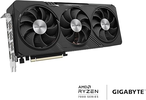 Miniatura 3 de GIGABYTE Tarjeta gráfica Radeon RX 7700 XT Gaming OC 12G, 3 ventiladores WINDFORCE de 12 GB 192 bits GDDR6, tarjeta de video GV-R77XTGAMING OC-12GD