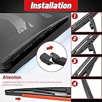 Vista 6 de Kit de limpiaparabrisas trasero de repuesto para HONDA CRV CR-V 2007-2011 OTUAYAUTO - Juego completo de limpiaparabrisas trasero OTUAYAUTO piezas