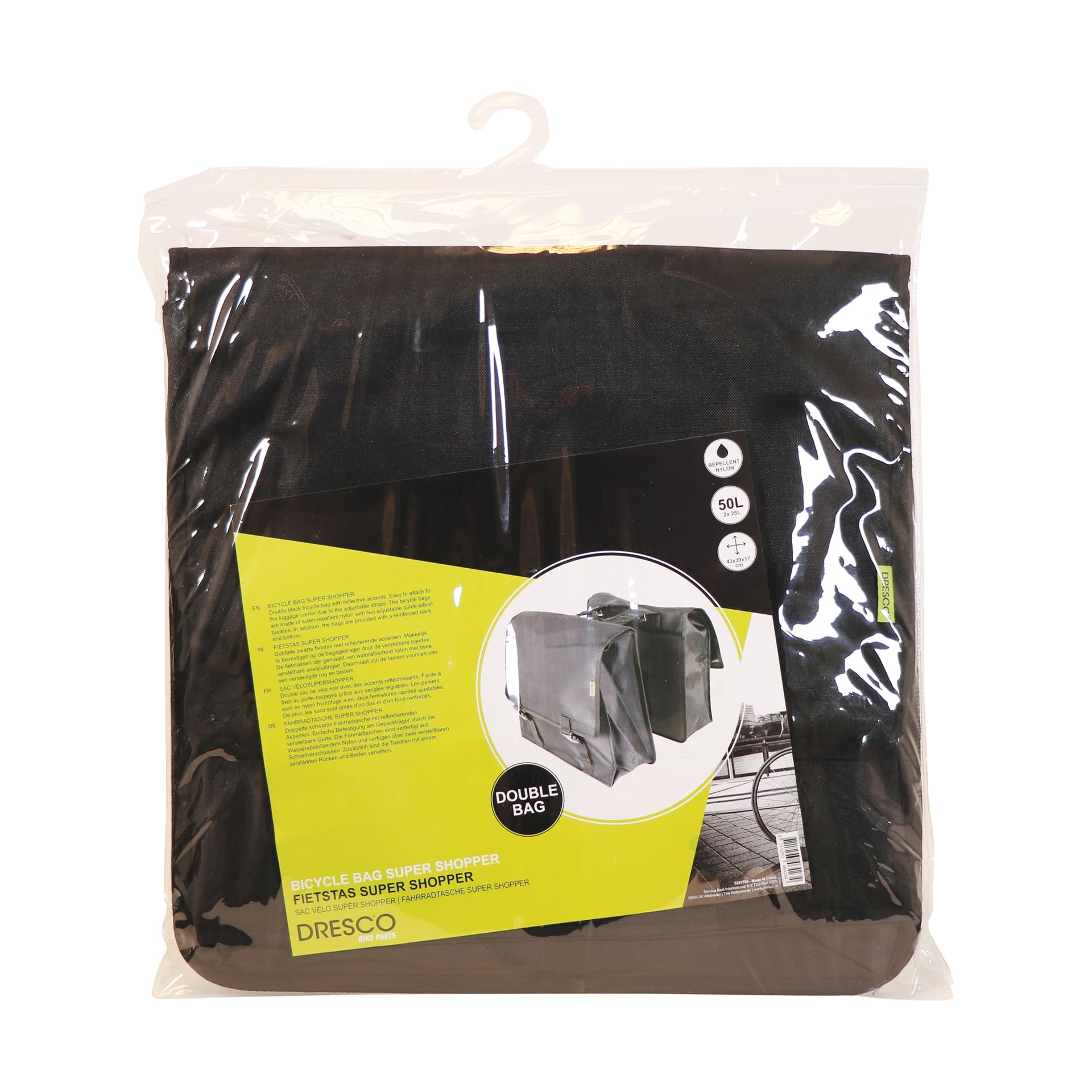 Dresco Doppel Fahrradtaschen Super Shopper 50 Liter