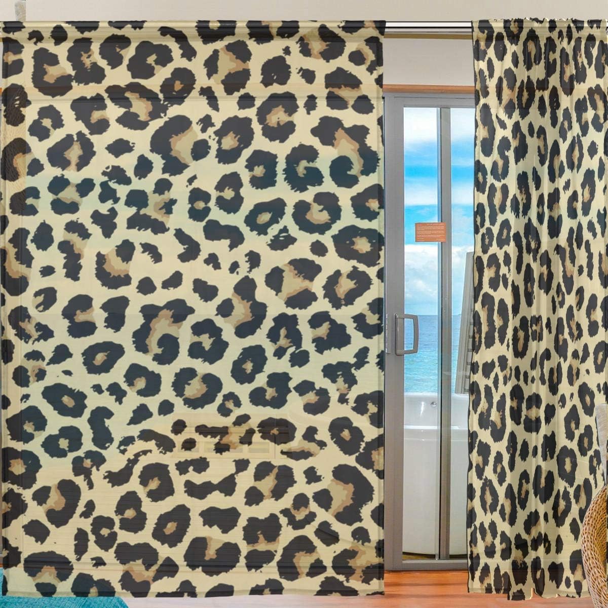 ベストセラー 新品 Rady レオパード柄カーテン カーテン ブラインド Www Thjodfelagid Is