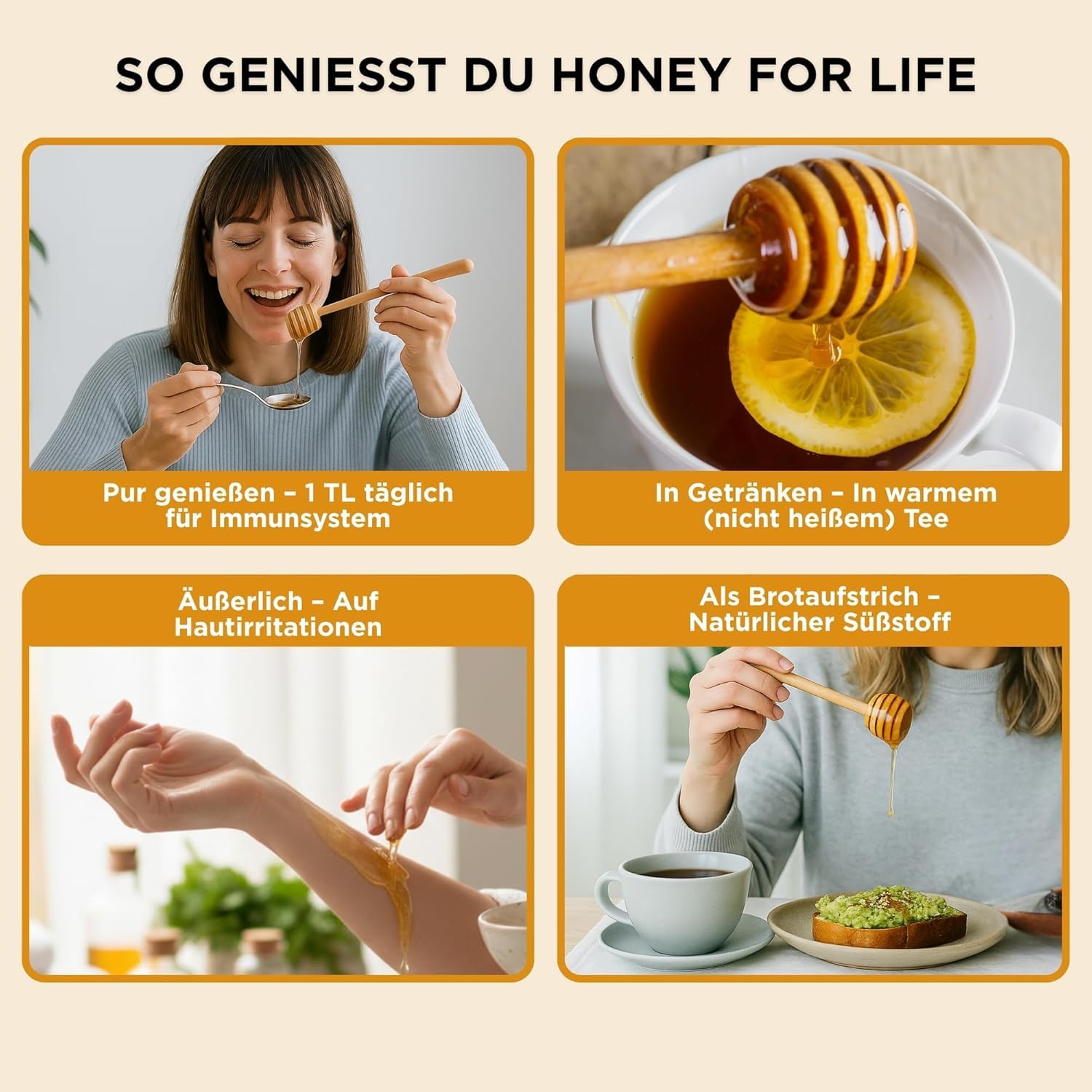 Honey for Life Marri Honig TA35+ ~ 2x stärker als Manuka Honig 550 MGO (>= MGO 1125+) | Westaustralien Rohhonig, Zertifiziert im Glas | Übertrifft Honig Manuka Honig 1000 MGO - 260g