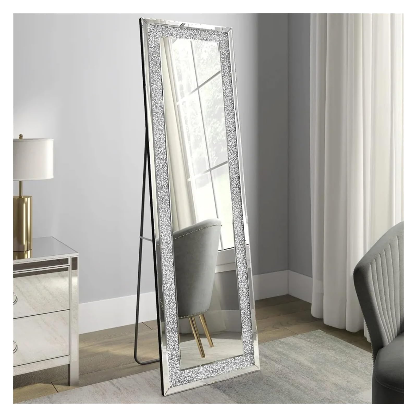 DEEN/The Live 2022～Hot mirror ball&Spur… Amazon.com: ZJSMP Bathroom Mirror, Crystal Full Length Floor