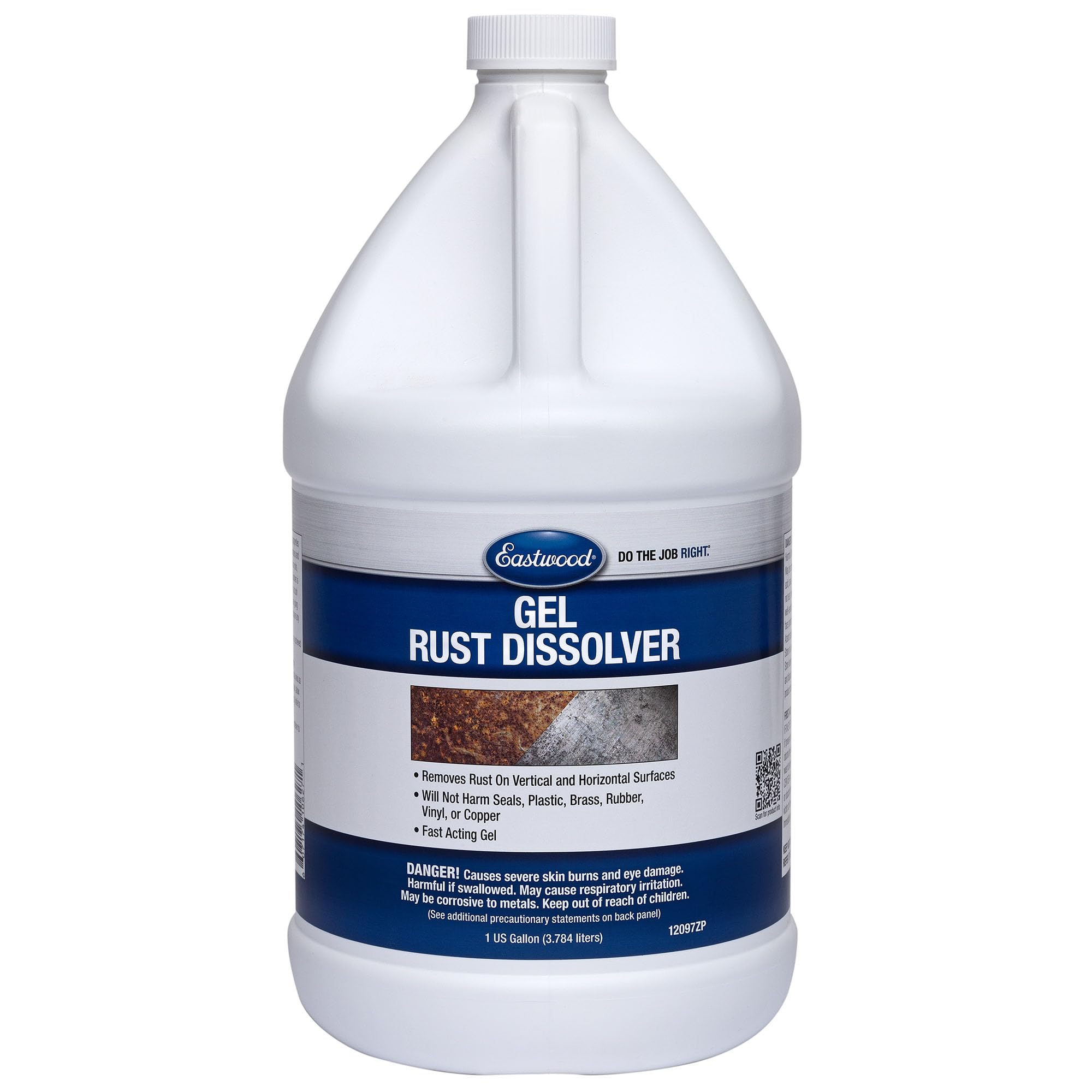 Eastwood Gel Rust Dissolver Gentle Reusable 1 Gallon for Engine Parts