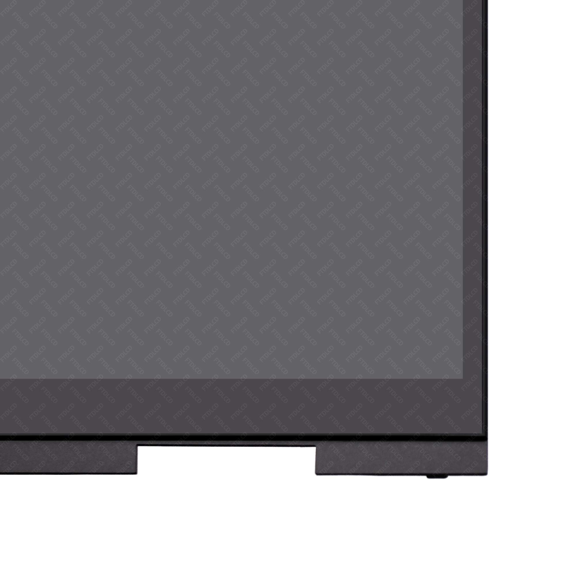 15.6 Zoll FHD LED LCD Touchscreen Digitizer Display Bildschirm Assembly Ersatzteil für HP Envy x360 Convertible 15-ee0780ng 15-ee0154ng 15-ee0155ng 15-ee0157ng 15-ee0158ng 1920x1080 mit Rahmen