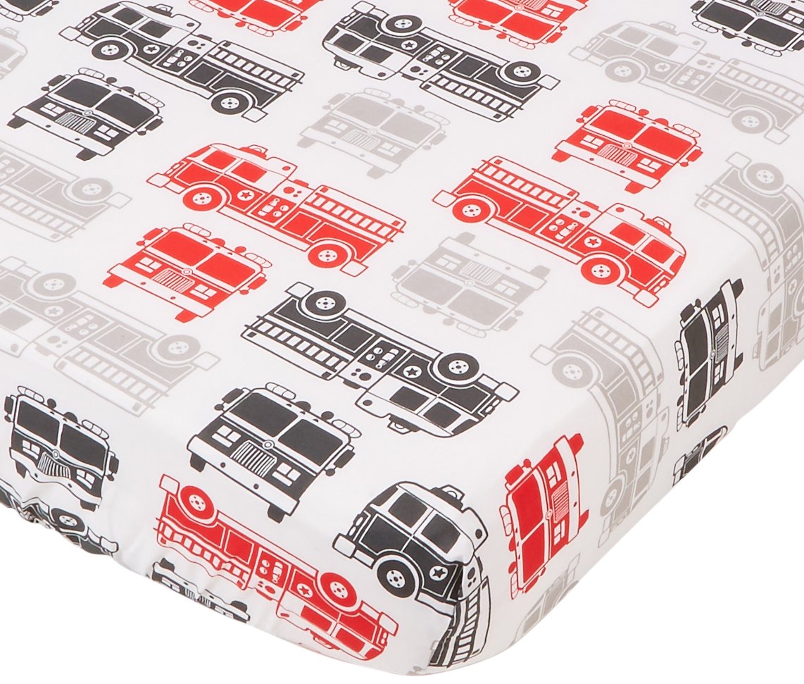 Carter's 4 Piece Toddler Bed Set, Fire Truck