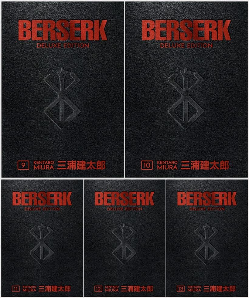 Berserk Deluxe Edition NEW Collection 5 Books SET (Volume 9 - Volume 13)