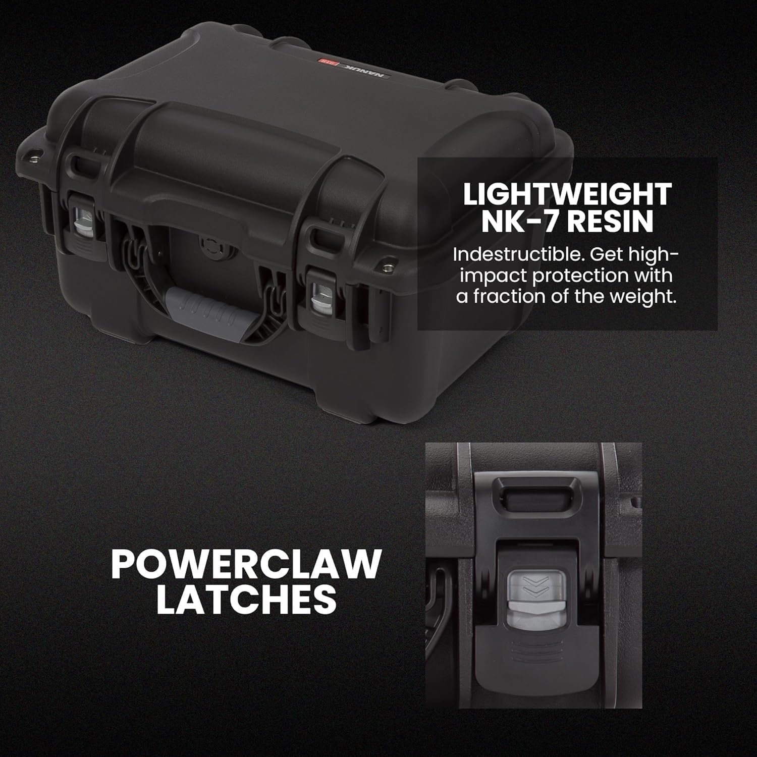 Nanuk 918 Waterproof Hard Gun Case for Revlovers with Custom 3UP Foam Insert