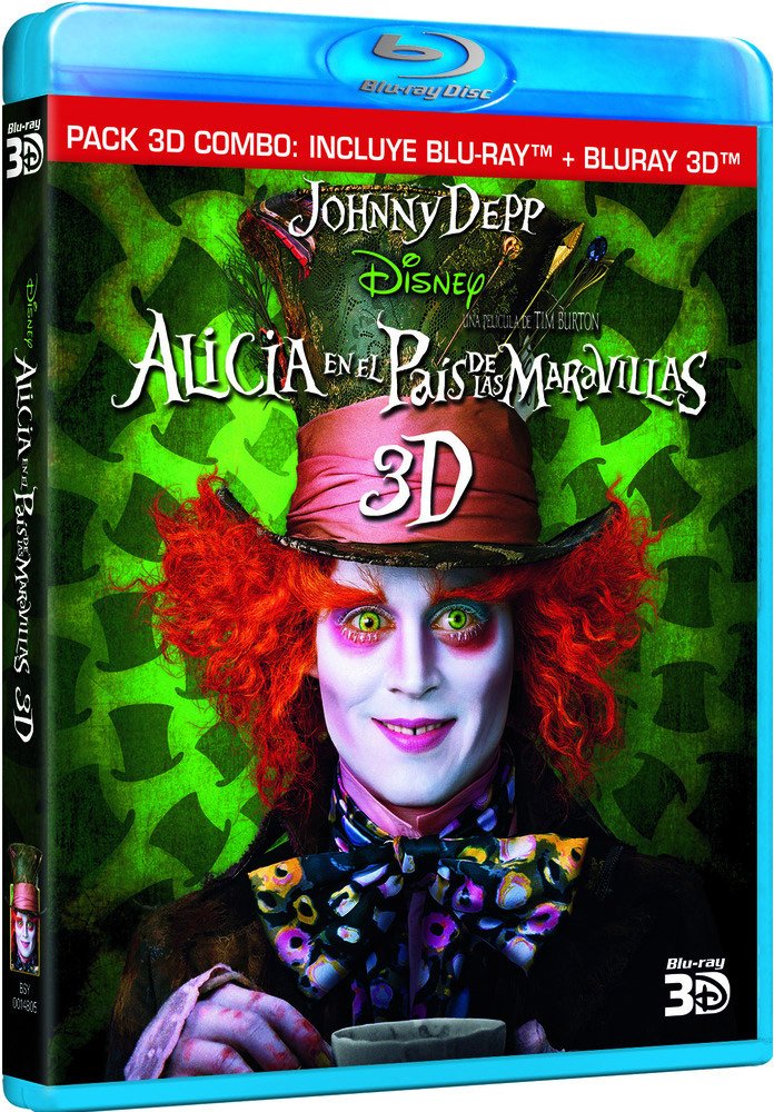 Alicia en el País de las Maravillas Blu-ray 3D para tardes de cine en familia