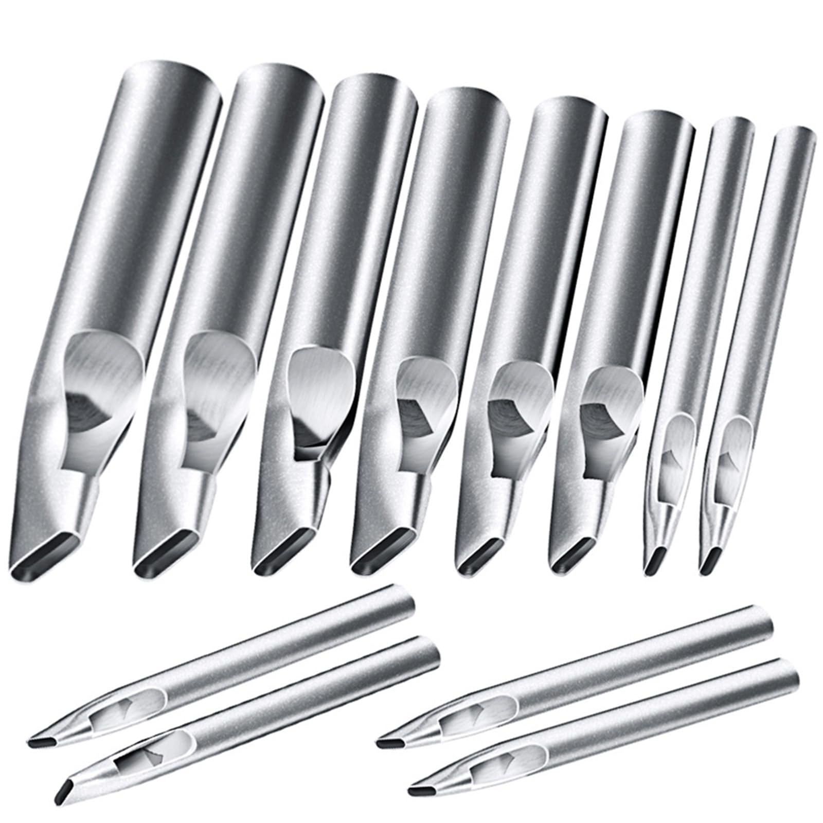 Kalttoy Elliptical Leather Punches Device Stainless Steel Ergonomic Handle for Belts Crafting Projects Accurate Hole Creation Ergonomic Handle Leather Punches
