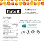 That's C'est ça. Mini Variété de barres de fruits (24 Pack) Pas de sucre ajouté, à base de plantes, végétalien & Sans gluten, Bar petit déjeuner, Paléo, pour les enfants & Adultes, non GMO, Fibre (8 Bleuets, 8 Fraises, 8 Mango)