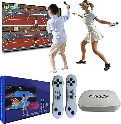 Consola de juegos de TV con más de 100 juegos incorporados, máquina de videojuegos con control somatosensorial de gamepad inalámbrico 2.4G, USB Plug