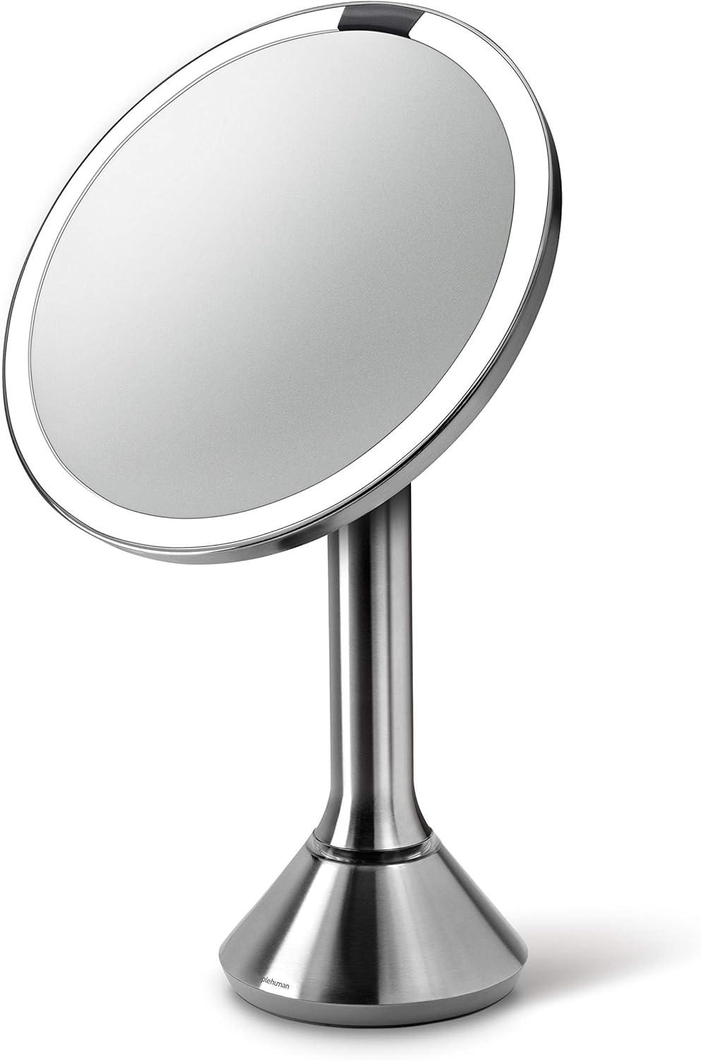simplehuman Sensor Lighted Makeup Vanity Mirror 8" Round, 5X Magnification